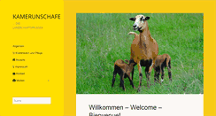Desktop Screenshot of kamerunschaf.de