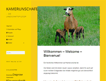 Tablet Screenshot of kamerunschaf.de